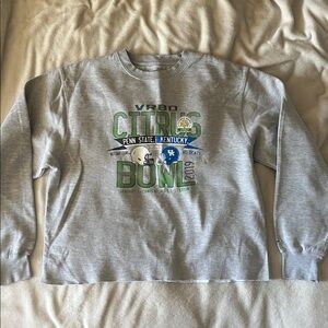Gray Citrus Bowl cropped Sweatshirt penn state vs Kentucky